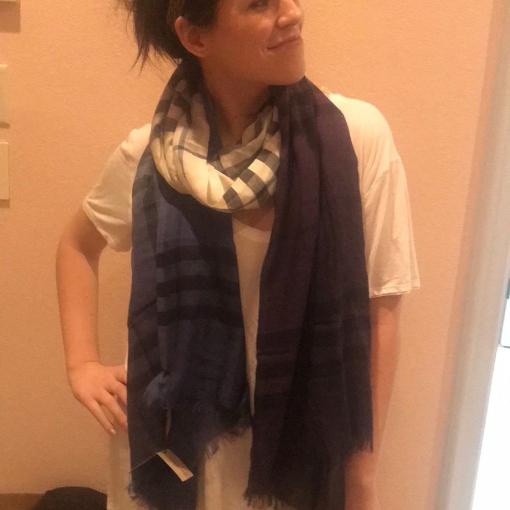 Burberry plad scarf
